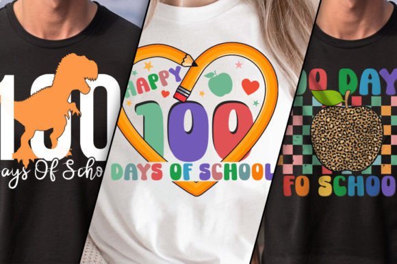 Bundle Unique 100 Days of School: Graphics & Crafts