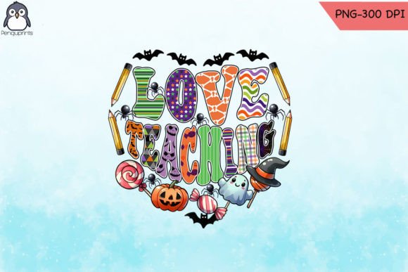 Halloween Teacher Love Teaching PNG