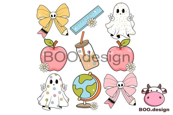 Halloween Teacher Png, Halloween Ghost: Graphics & Crafts