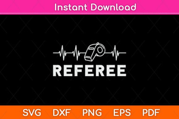 Heartbeat Referee Svg Design