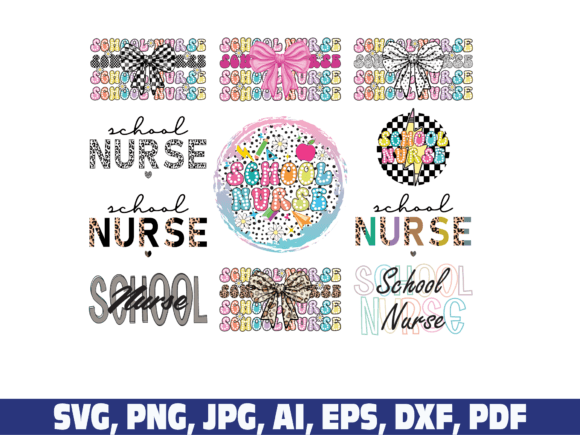 School Nurse Retro Race Dalmatian Png: Graphics and Crafts