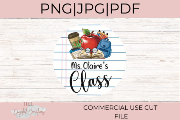 Teacher Class Sign Png: Graphics for Crafts and Content