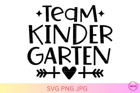 Team Kindergarten Graphics for Crafts and Creative Publishing