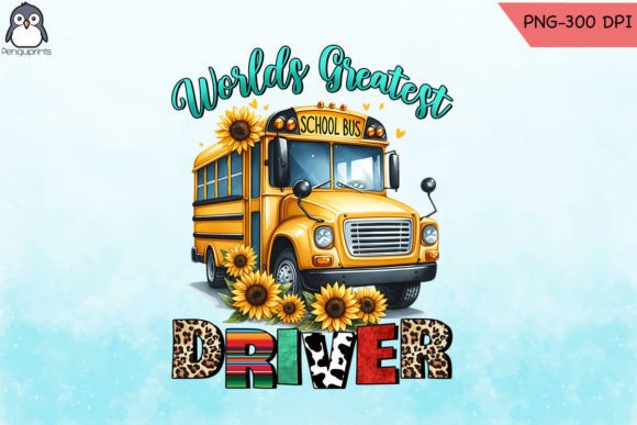 World's Greatest School Bus PNG: Graphics & Crafts